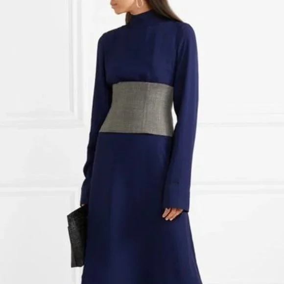 Tibi **NWT** Chester Checked Wool Corset. Size 12. - Picture 2 of 10